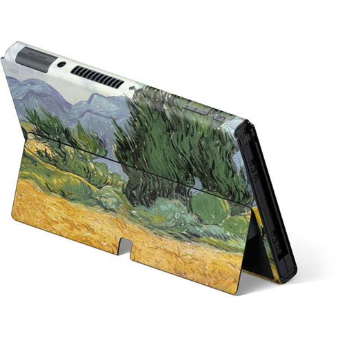 Vincent Van Gogh Wheatfield with Cypresses Nintendo Switch OLED (2021) Skin